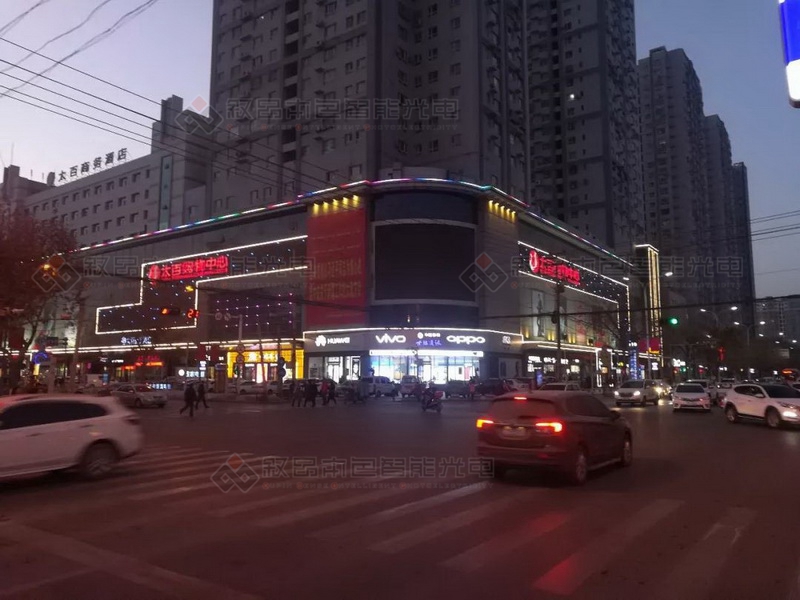 阿克蘇太百購(gòu)物亮化工程