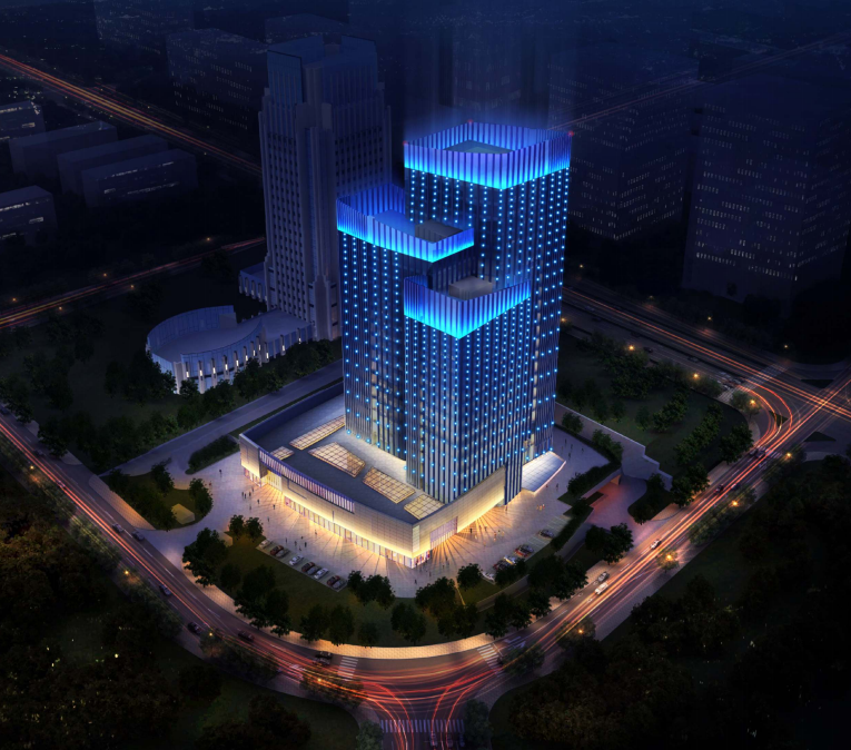 新疆銀河財(cái)智中心照明工程圖片