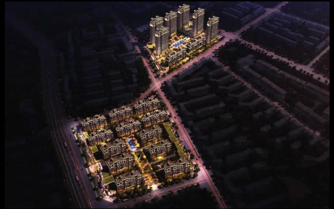 “翡麗郡府”亮化工程智薈科技有度生活—中天點(diǎn)亮烏市四部曲之三圖片